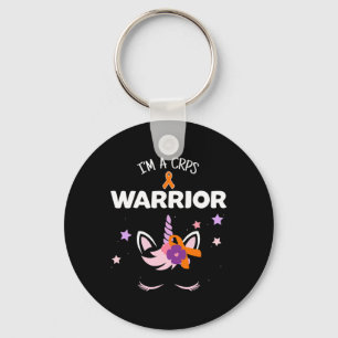 Unicorn CRPS Warrior RSD CRPS Awareness Key Ring