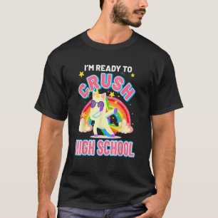 Unicorn Crushing First Day Of High School Back To T-Shirt