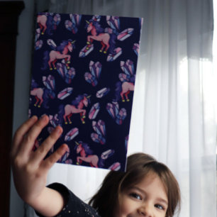 Unicorn Crystals Birthday Party Invitation