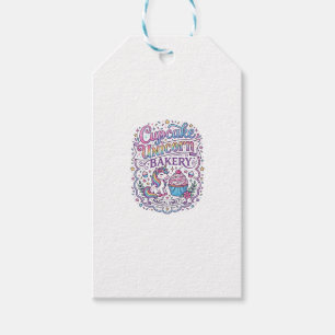 Unicorn Cupcake Unicorn Bakery White Background Pr Gift Tags