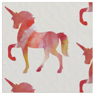 Unicorn  Custom Ivory Linen (54" width) Fabric