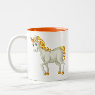 Unicorn custom name mugs