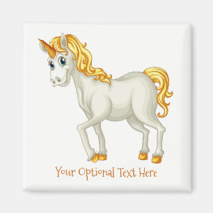 Unicorn custom text magnet