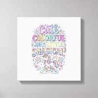 Unicorn Cute Colourful and a Little Magical Origin