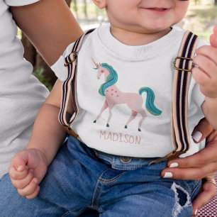 Unicorn cute kids girls baby T-Shirt