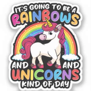Unicorn Cute Whimsical Funny Rainbows And Unicorns