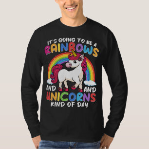 Unicorn Cute Whimsical Funny Rainbows And Unicorns T-Shirt