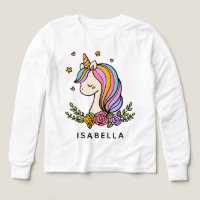 Unicorn Cute Whimsical Girly Personalised Name