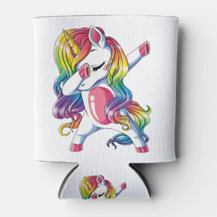 unicorn dabbing can cooler