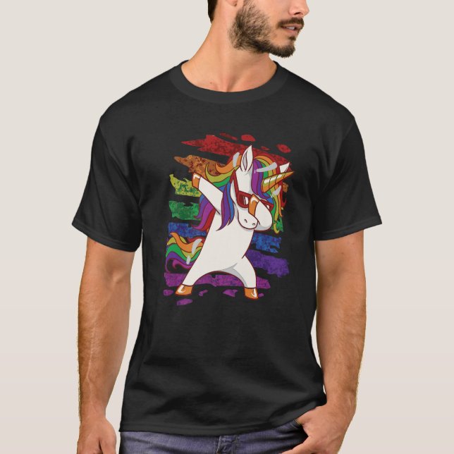 Unicorn Dabbing Pose T-Shirt (Front)