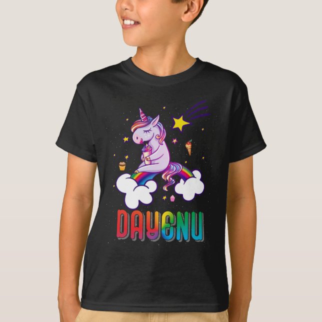unicorn Dayenu Passover Song Pesach Seder Dinner T-Shirt (Front)
