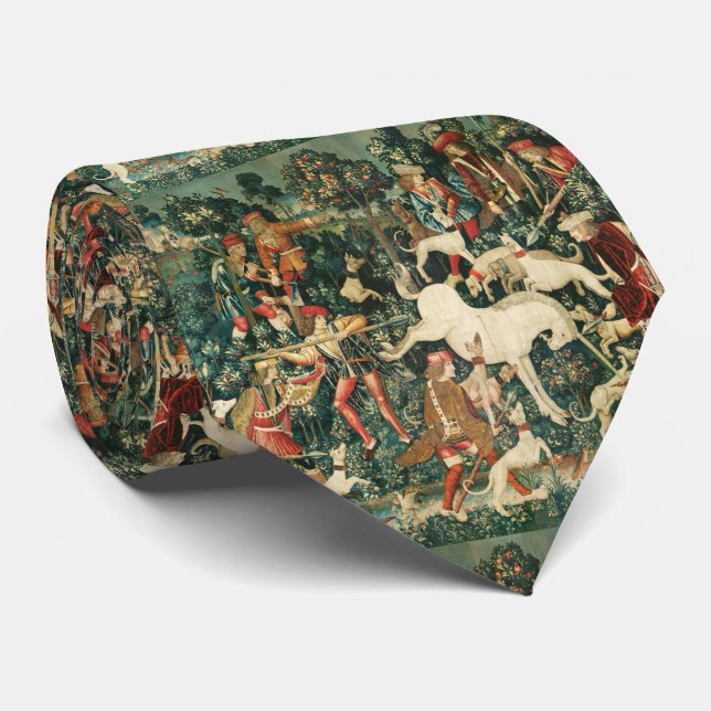 UNICORN DEFENDS ITSELF,Other Animals Green Tie (Rolled)