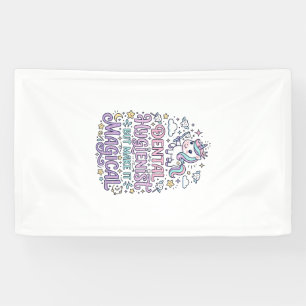 Unicorn Dental Hygienist but Make It Magical Cute Banner