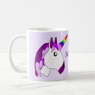 Unicorn Design Personalised Coffee Mug