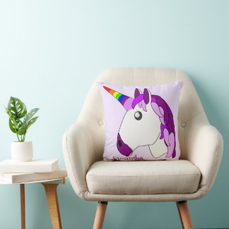 Unicorn Design Personalised Cushion