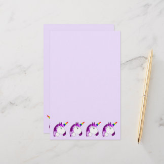 Unicorn Design Stationery