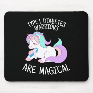 Unicorn Diabetes Warrior Gift  Mouse Mat