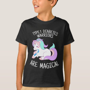 Unicorn Diabetes Warrior Gift T-Shirt