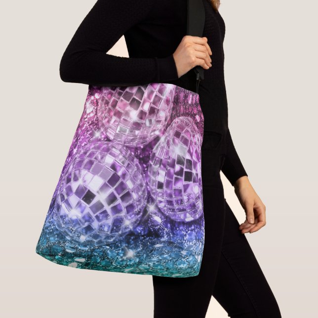 Unicorn Disco Balls Glam #2 #retro #wall #art  Crossbody Bag (Close Up)