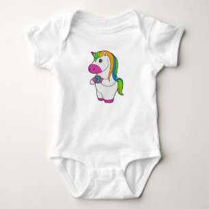 Unicorn Donut Baby Bodysuit