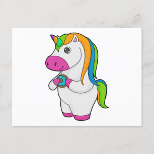Unicorn Donut Postcard