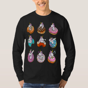 Unicorn Doughnut Stress Just Do Your Best Teacher T-Shirt