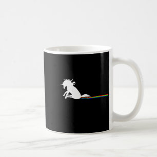 Unicorn Dragging Rainbows Funny Adult S Coffee Mug