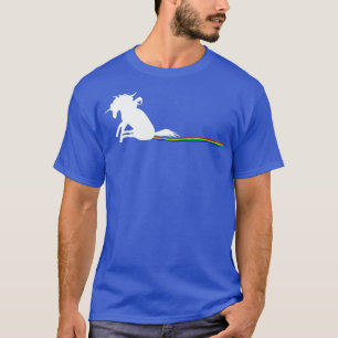 Unicorn Dragging Rainbows Funny Adult s Gifts  T-Shirt