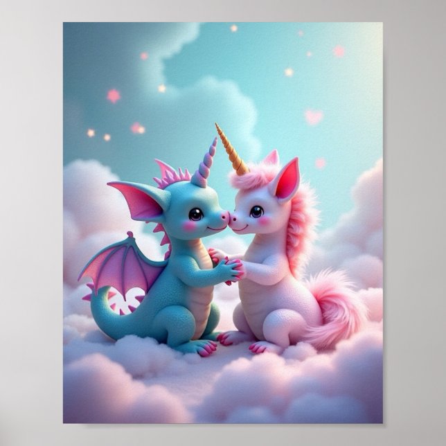 Unicorn dragon/Unicorn Poster (Front)