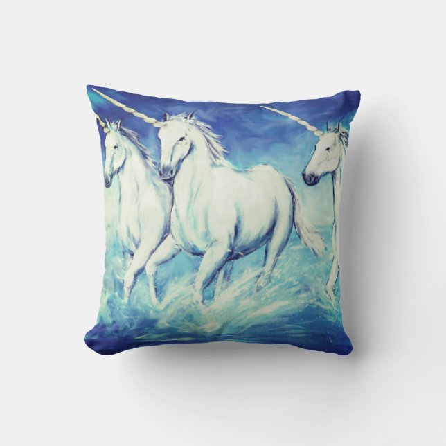 Unicorn Drawing Cushion (Front)