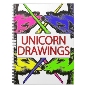 Unicorn Drawings - Funny Notebook Real Unicorns