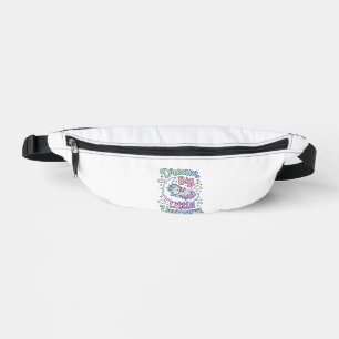 Unicorn Dream Big Little Unicorn Gift Idea Vector Bum Bags