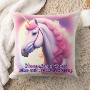 Unicorn dreams cushion