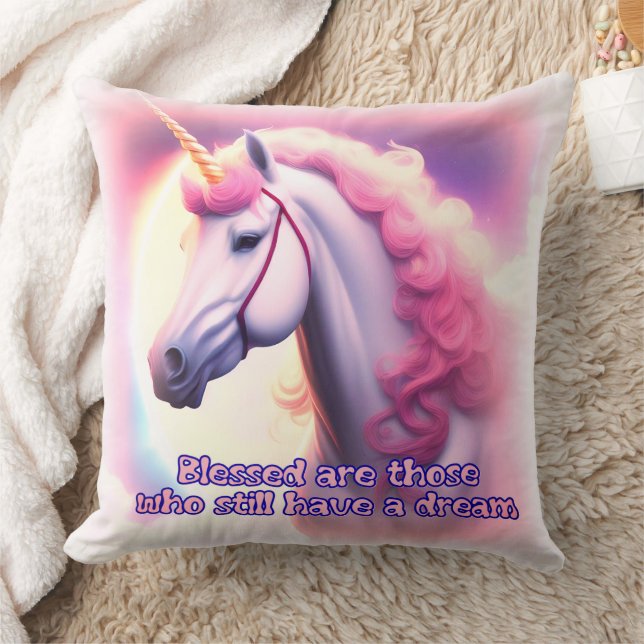 Unicorn dreams cushion (Blanket)