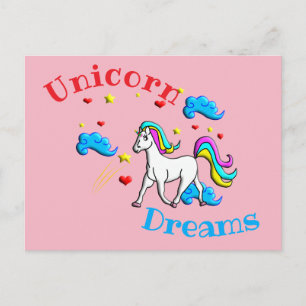 Unicorn Dreams Postcard