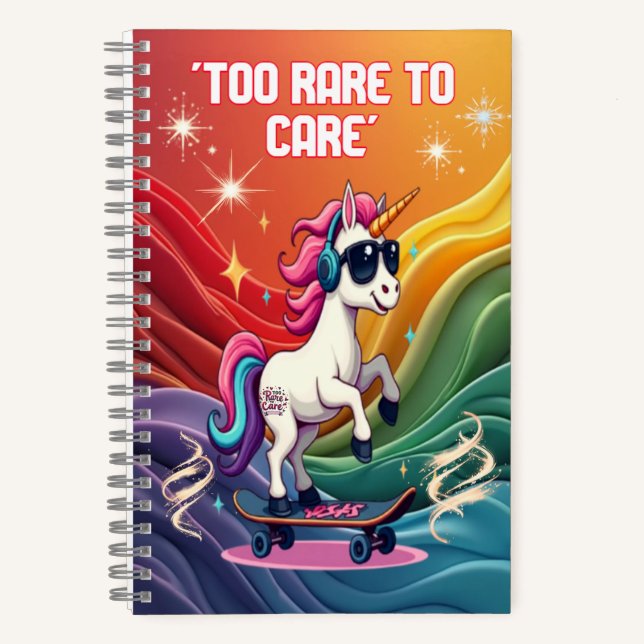Unicorn Dreams Spiral Notebook (Front)