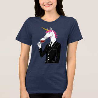 Unicorn Drinking Wine TShirt