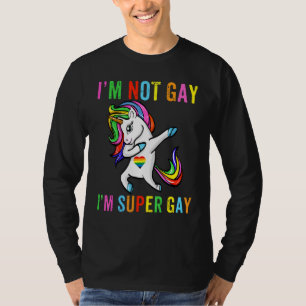 Unicorn Dubbing Lgbt Pattern Gay Pride T-Shirt