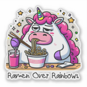 Unicorn Eating Ramen