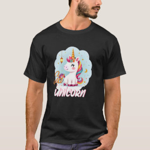 Unicorn Eid Mubarak for kids and Mum Girls T-Shirt