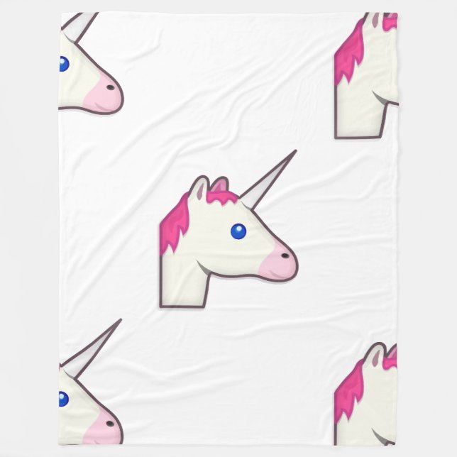 unicorn emoji blanket (Front)