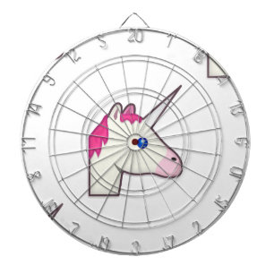 unicorn emoji dartboard