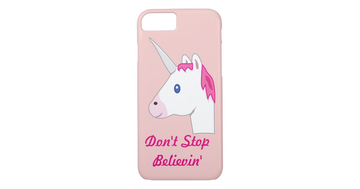 Unicorn Emoji Iphone 7 Case Zazzle Co Uk