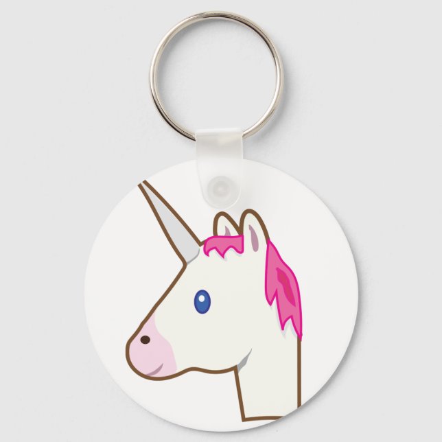 Unicorn emoji key ring (Front)