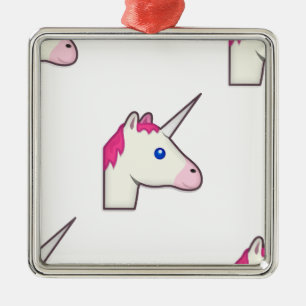 unicorn emoji metal tree decoration