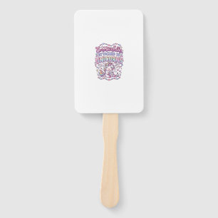 Unicorn Emotionally Attached to Unicorns Original Hand Fan