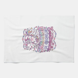 Unicorn Emotionally Attached to Unicorns Original Tea Towel