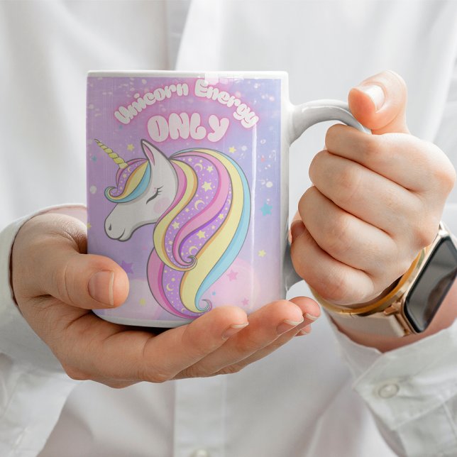 Unicorn Energy Only Pink Kids Ceramic mug (Creator Uploaded)