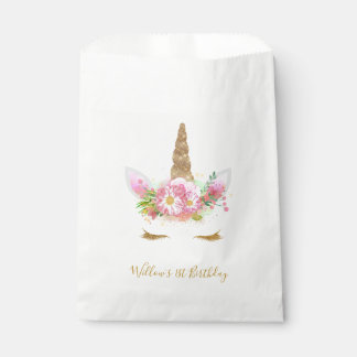 Unicorn Face Favour Bag