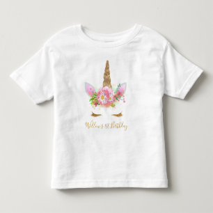 Unicorn Face Ruffle T-Shirt